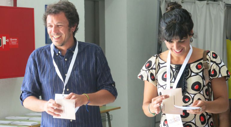 José María González y Teresa Rodríguez, a punto de votar el 26 de junio José María González y Teresa Rodríguez, a punto de votar el 26 de junio