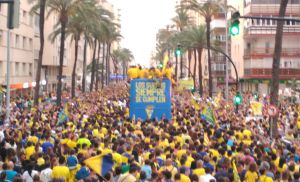 Cádiz festeja el ascenso en la calle Cádiz festeja el ascenso en la calle