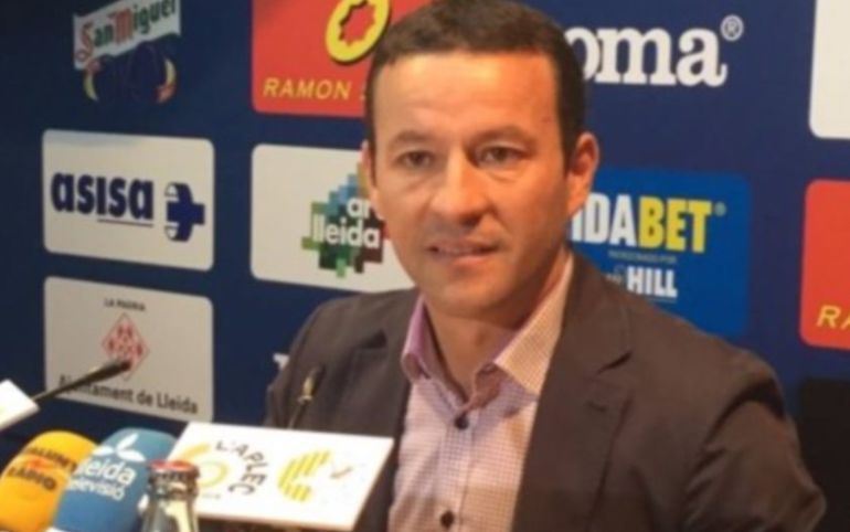El president del Lleida Esportiu,Albert Esteve, en la roda de premsa avui dimarts 28 de juny El president del Lleida Esportiu,Albert Esteve, en la roda de premsa avui dimarts 28 de juny