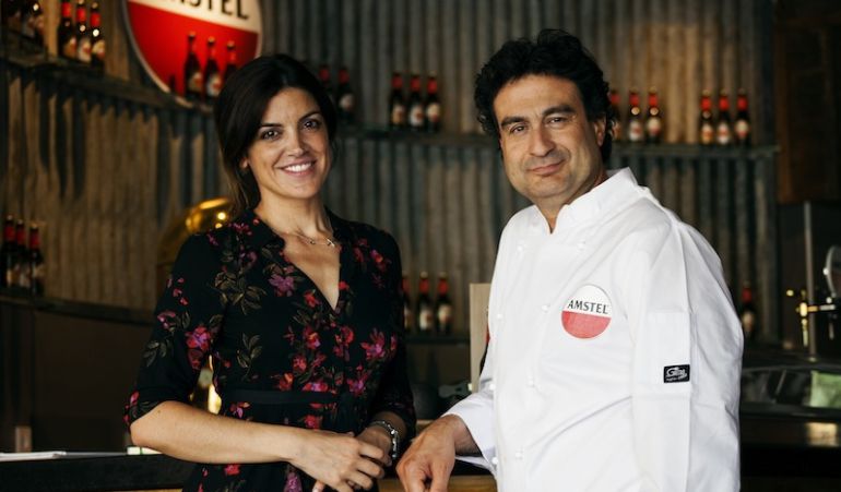 Jimena Mazucco junto a Pepe Rodríguez, Premio Nacional de Gastronomía 2010 y miembro del jurado del programa de televisión MasterChef Jimena Mazucco junto a Pepe Rodríguez, Premio Nacional de Gastronomía 2010 y miembro del jurado del programa de televisión MasterChef