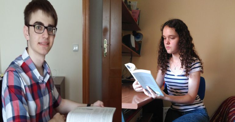 Ferran Capell, estudiant del Claver i Núria Alegret, de l'Institut de Tremp Ferran Capell, estudiant del Claver i Núria Alegret, de l'Institut de Tremp