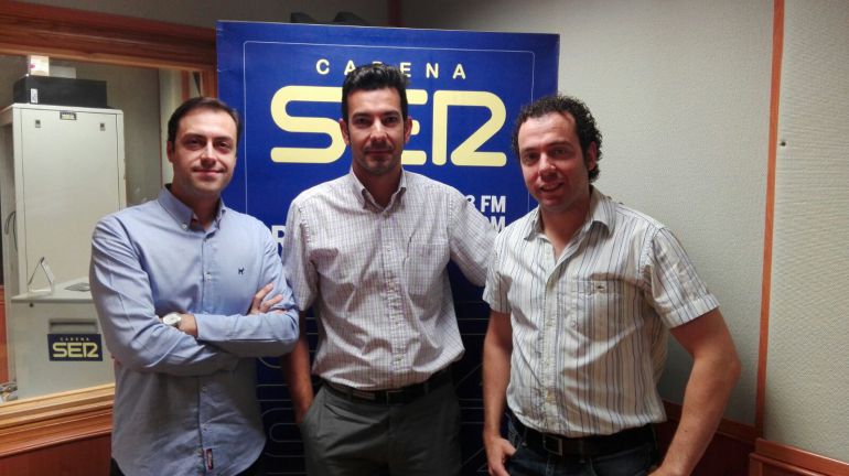 Antonio Moreno, Antonio Donate y José Manuel Ortiz en Radio Albacete Antonio Moreno, Antonio Donate y José Manuel Ortiz en Radio Albacete