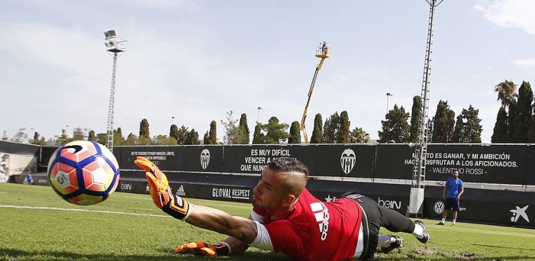 Jaume Doménech, en un entrenamiento Jaume Doménech, en un entrenamiento