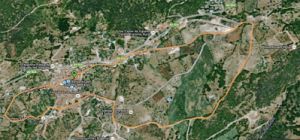Recorrido de la carrera por los alrededores de Poyales del Hoyo Recorrido de la carrera por los alrededores de Poyales del Hoyo