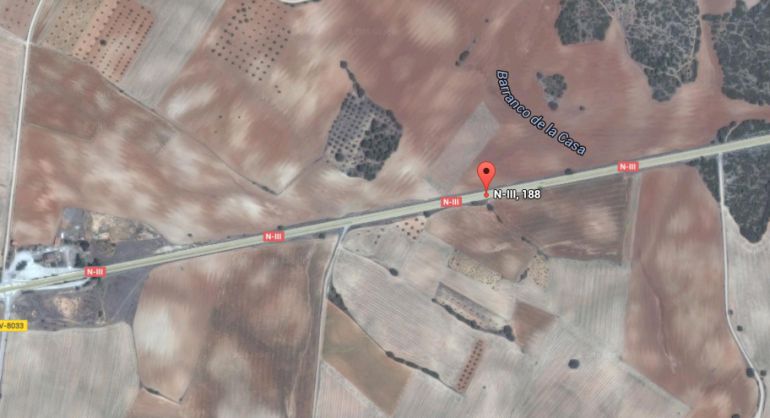 Muere una joven de 21 años en un accidente de tráfico en la N-III en Alarcón Muere una joven de 21 años en un accidente de tráfico en la N-III en Alarcón
