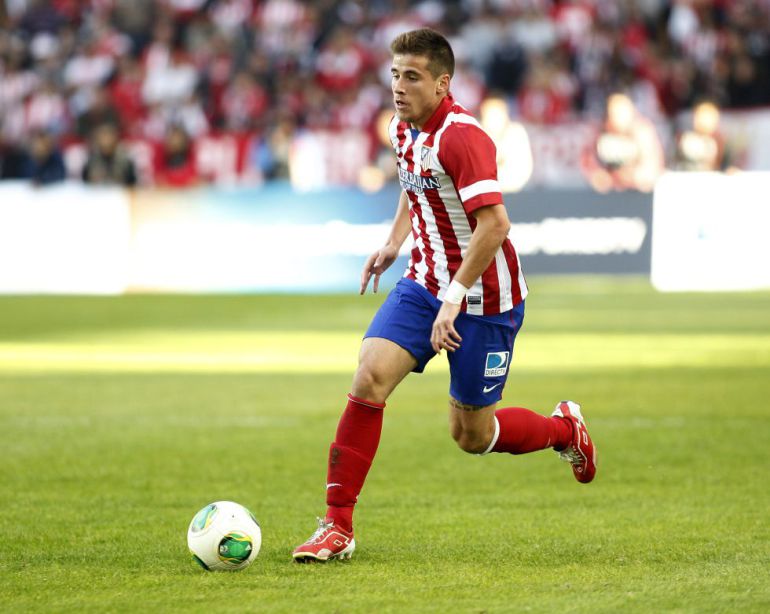 Aquino durante un partido con el Atlético de Madrid Aquino durante un partido con el Atlético de Madrid