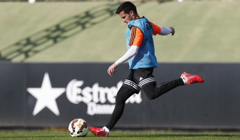 Pablo Piatti, en un entrenamiento Pablo Piatti, en un entrenamiento