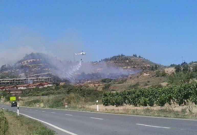 Incendio en Labastida Incendio en Labastida