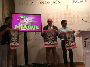 Los organizadores de la XIX edición del festival 'Miaque', que tendrá lugar en porcuna, presentan cartel en la Diputación Provincial de Jaén. Los organizadores de la XIX edición del festival 'Miaque', que tendrá lugar en porcuna, presentan cartel en la Diputación Provincial de Jaén.