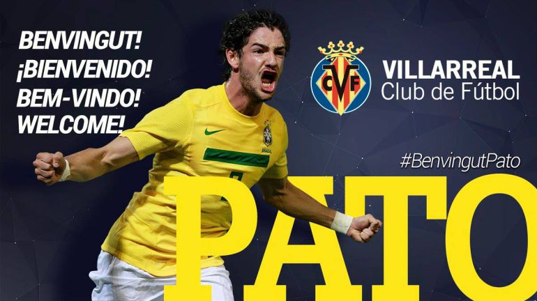 MERCADO FICHAJES: El Villarreal da la bienvenida a Alexandre Pato MERCADO FICHAJES: El Villarreal da la bienvenida a Alexandre Pato