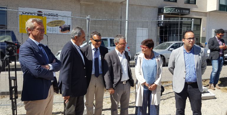 Comienzan las obras del nuevo edificio judicial de Pontevedra Comienzan las obras del nuevo edificio judicial de Pontevedra