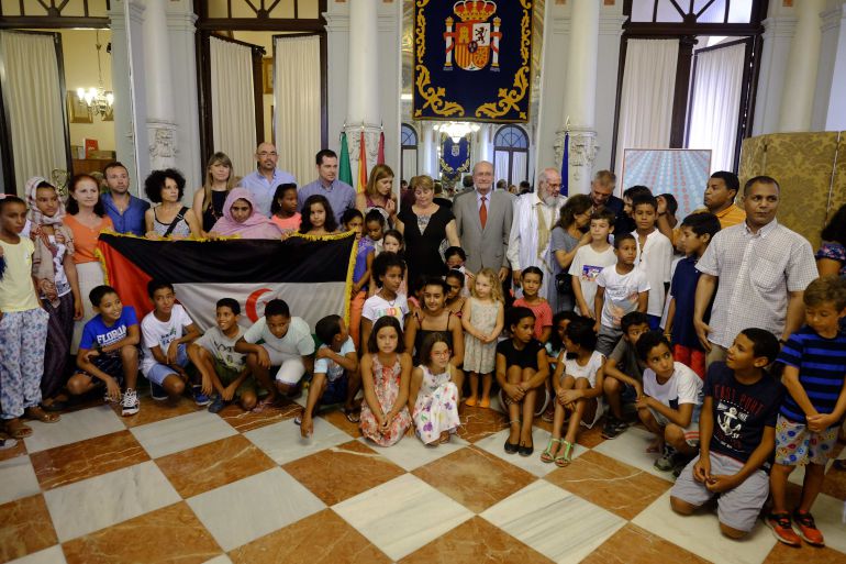 Niños saharauis, de vacaciones en Málaga Niños saharauis, de vacaciones en Málaga