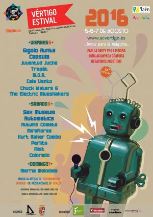Cartel de la XII edición del 'Vértigo Estival' de Martos Cartel de la XII edición del 'Vértigo Estival' de Martos