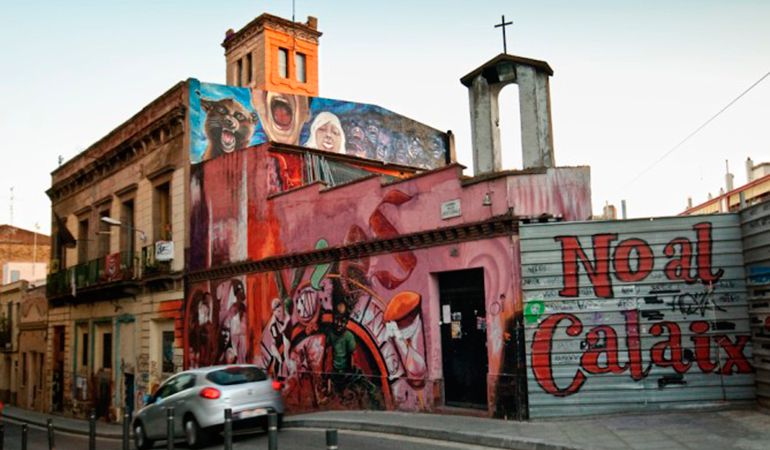 L'edifici de Can Vies. L'edifici de Can Vies.