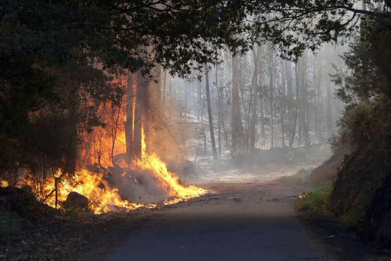 La alerta en Soutomaior se desactivaba en la mañana de este jueves. La alerta en Soutomaior se desactivaba en la mañana de este jueves.
