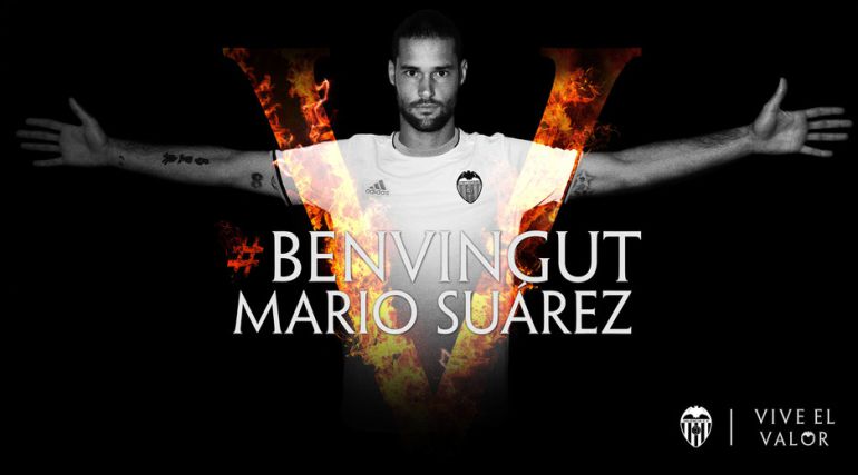 Mario Suárez, fichado por el Valencia CF Mario Suárez, fichado por el Valencia CF