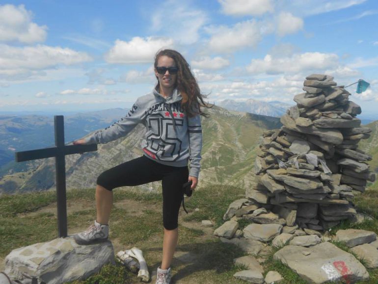 Ana Huete, de excursión en una zona cercana a Illica, donde dormía cuando se produjo el terremoto. Ana Huete, de excursión en una zona cercana a Illica, donde dormía cuando se produjo el terremoto.