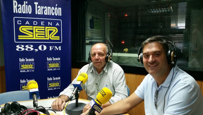 Acisclo Jiménez y Paco Siria en la visita a nuestros estudios Acisclo Jiménez y Paco Siria en la visita a nuestros estudios
