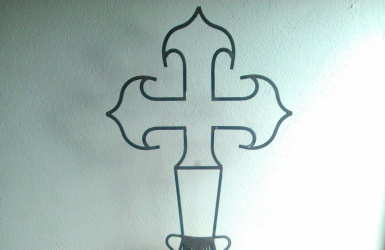 Cruz de la escultura Cruz de la escultura