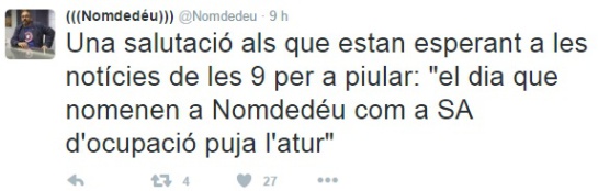 El Pleno del Consell aprueba el nombramiento de Nomdedéu El Pleno del Consell aprueba el nombramiento de Nomdedéu
