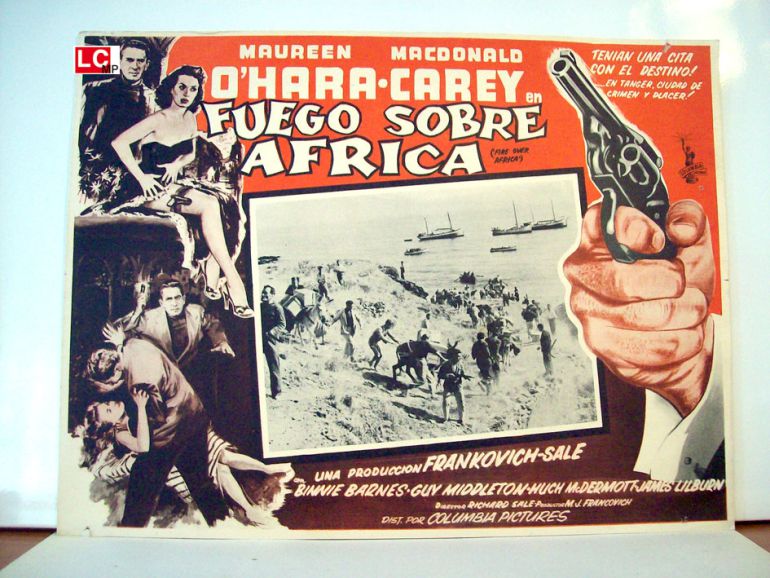 Fuego sobre África: Cuando Maureen O'Hara se enamoró de Málaga Fuego sobre África: Cuando Maureen O'Hara se enamoró de Málaga