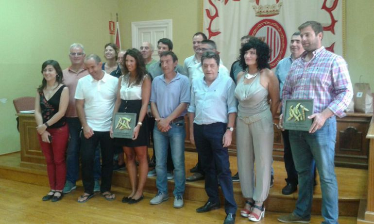 Participantes y ganadores del concurso de recetas de pocha de Sangüesa Participantes y ganadores del concurso de recetas de pocha de Sangüesa