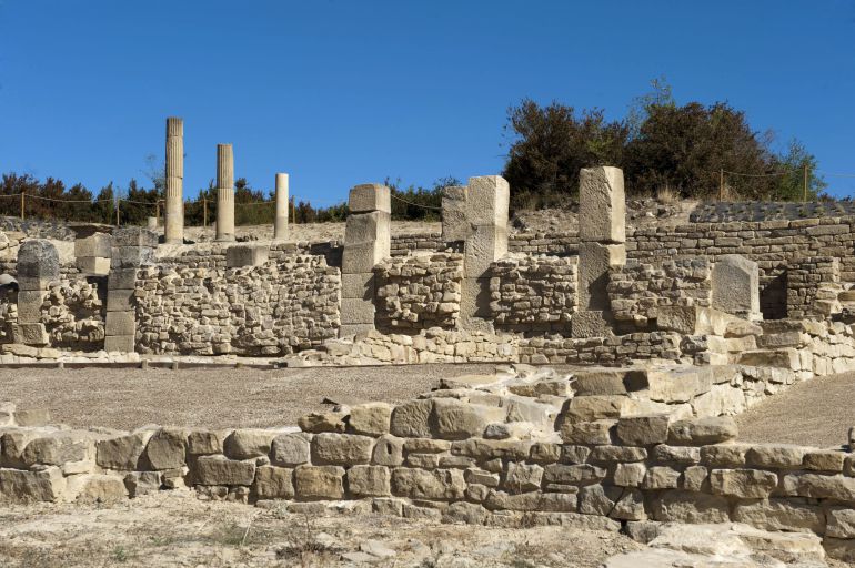 Yacimiento de Santa Criz, en Eslava Yacimiento de Santa Criz, en Eslava