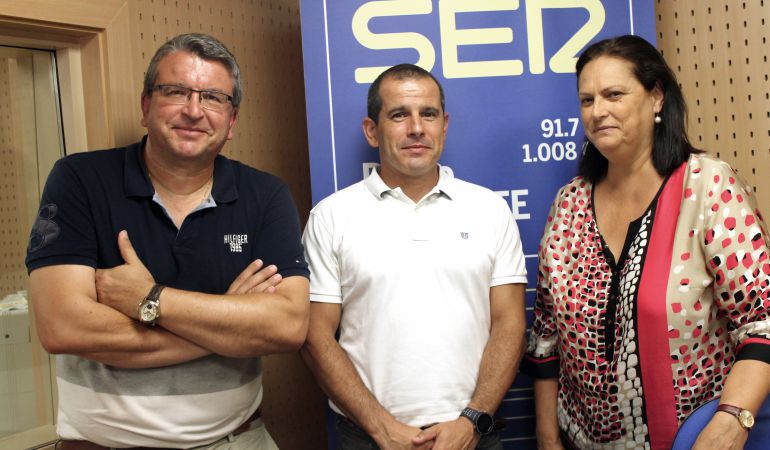 (izq→dcha) Fernando Llopis, Carlos Arcaya y Concha Bru (izq→dcha) Fernando Llopis, Carlos Arcaya y Concha Bru