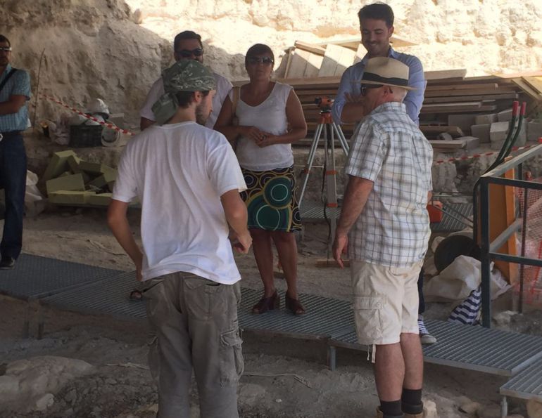 El delegado de Cultura de la Junta en Granada, Guillermo Quero, visita los nuevos trabajos paleontológicos en los yacimientos de Orce (Granada) El delegado de Cultura de la Junta en Granada, Guillermo Quero, visita los nuevos trabajos paleontológicos en los yacimientos de Orce (Granada)