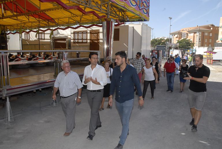Cuenca, durante una visita a las fiestas del Zaidín. Cuenca, durante una visita a las fiestas del Zaidín.