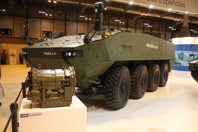 Vehículo 8x8 del Ejército de Tierra. Vehículo 8x8 del Ejército de Tierra.