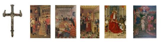 Imatge de les 6 peces que cedirà el MNAC al Museu de Lleida. Imatge de les 6 peces que cedirà el MNAC al Museu de Lleida.