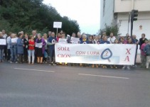 Nueva concentración en Garabolos, esta vez con presencia de la alcaldesa