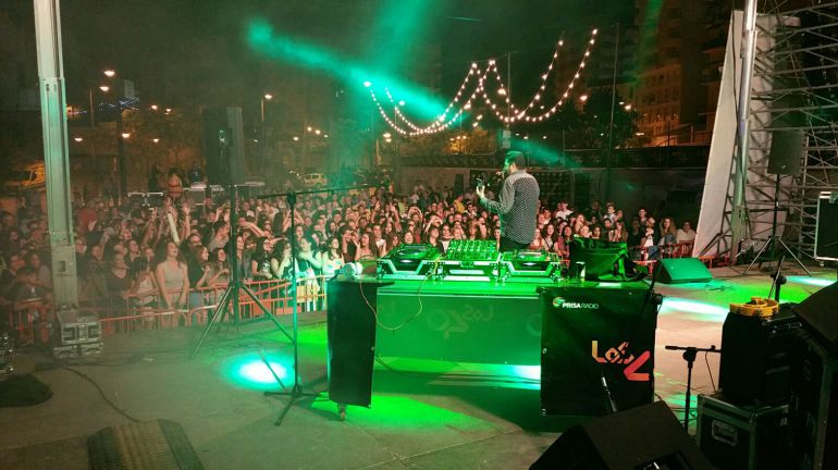 Tony Aguilar en Los 40 Crevillent Pop Tony Aguilar en Los 40 Crevillent Pop
