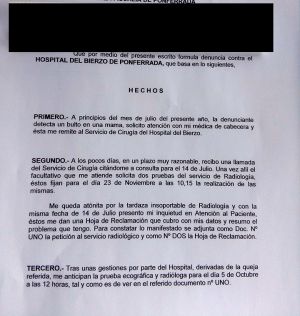 Denuncia presentada en Fiscalía Denuncia presentada en Fiscalía