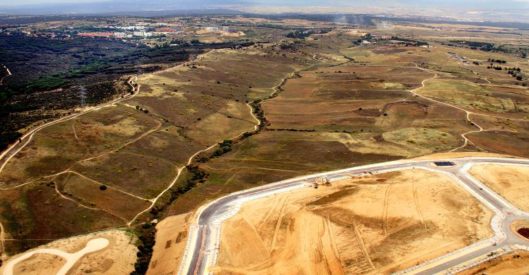 Terrenos donde se desarrollará el proyecto urbanístico de 'Los Carriles' Terrenos donde se desarrollará el proyecto urbanístico de 'Los Carriles'