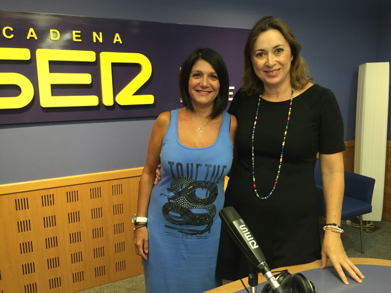 Elena Riera con Cristina Medina en Hoy por Hoy Elche. Elena Riera con Cristina Medina en Hoy por Hoy Elche.