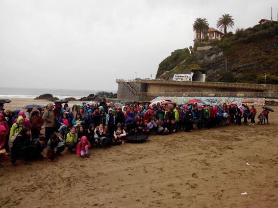 Fotografía de grupo de las personas participantes en Azterkosta 2016 Fotografía de grupo de las personas participantes en Azterkosta 2016