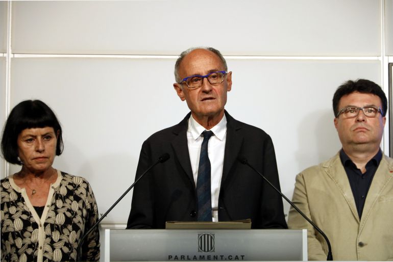 El portaveu de la Comissió de la Dignitat, Josep Cruanyes, celebra la proposició de llei que es debatrà al Parlament per anul·lar els judicis del franquisme El portaveu de la Comissió de la Dignitat, Josep Cruanyes, celebra la proposició de llei que es debatrà al Parlament per anul·lar els judicis del franquisme