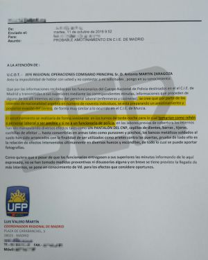 La Policía fue avisada hace una semana de la inminencia de un motín en Aluche La Policía fue avisada hace una semana de la inminencia de un motín en Aluche