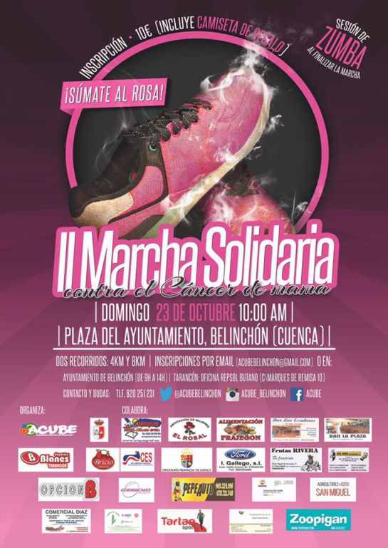 Cartel de la marcha solidaria de Belinchón Cartel de la marcha solidaria de Belinchón
