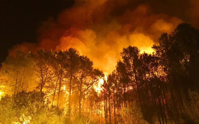 Incendio de Artana en el mes de julio de 2016 Incendio de Artana en el mes de julio de 2016