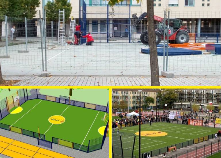 Imagen de la instalación que será una realidad antes de que acabe el año en Palencia Imagen de la instalación que será una realidad antes de que acabe el año en Palencia