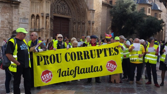 Los “iaioflautas” quieren una huelga general Los “iaioflautas” quieren una huelga general