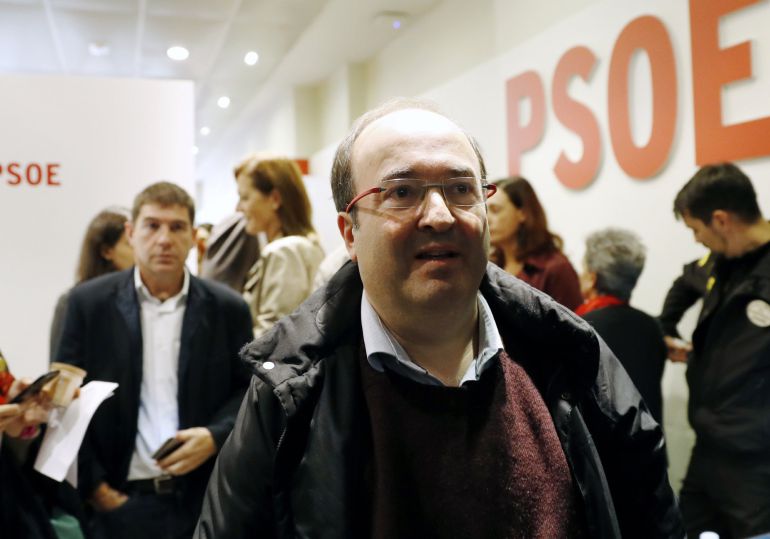 El primer secretario del PSC, Miquel Iceta, a su salida del Comité Federal del PSOE El primer secretario del PSC, Miquel Iceta, a su salida del Comité Federal del PSOE
