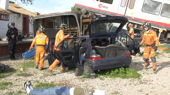 Un gran simulacro para prepararse ante situaciones complicadas Un gran simulacro para prepararse ante situaciones complicadas