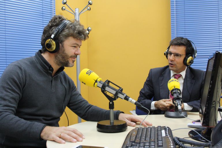 Pablo Heras Casado y el acalde de Granada, Paco Cuenca. Pablo Heras Casado y el acalde de Granada, Paco Cuenca.