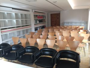 La biblioteca-auditorio es uno de los espacios ganados para el Museo La biblioteca-auditorio es uno de los espacios ganados para el Museo