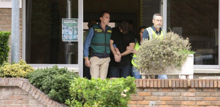 Patrick Noguiera saliendo de los juzgados de Guadalajara Patrick Noguiera saliendo de los juzgados de Guadalajara