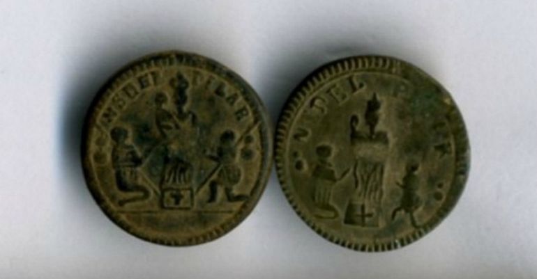 Monedas encontradas en San Agustín de Guadalix Monedas encontradas en San Agustín de Guadalix